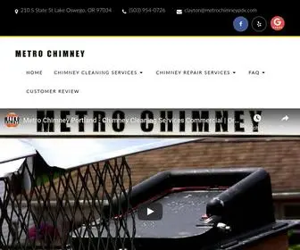 Metrochimneypdx.com(Chimney Cleaning Services Portland) Screenshot