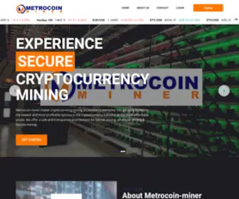 Metrocoin-Miner.com(Best Bitcoin cloud minning platform) Screenshot