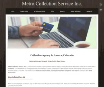 Metrocollections.com(Collection Services) Screenshot