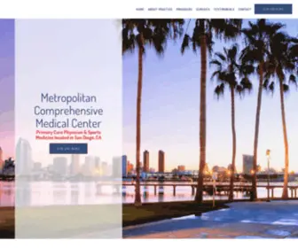 Metrocompmc.com(Metropolitan Comprehensive Medical Center) Screenshot