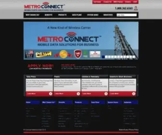 Metroconnectwireless.com(MetroConnect Wireless) Screenshot