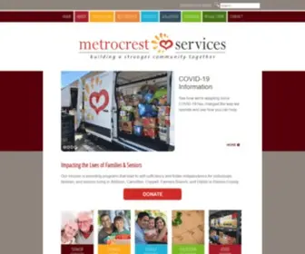 Metrocrestservices.org(Metrocrestservices) Screenshot