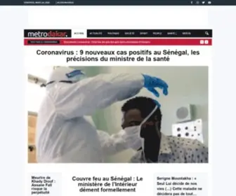 Metrodakar.com(Metrodakar) Screenshot