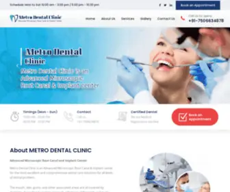 Metrodentalclinic.info(Dentist in Kharghar) Screenshot