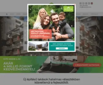 Metrodom.hu(Új otthonok Budapesten) Screenshot