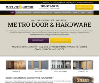 Metrodoorandhardware.net(Metro Door & Hardware) Screenshot