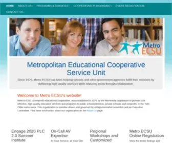 Metroecsu.org(Metro ECSU) Screenshot