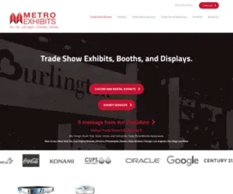 Metroexhibits.com(Metro Exhibits) Screenshot