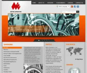 Metroexporters.com(Manufacturer and exporter) Screenshot