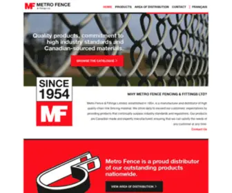 Metrofence.ca(Metrofence) Screenshot