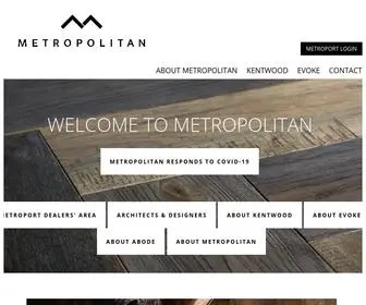 Metrofloors.com(Metropolitan Hardwood Floors) Screenshot