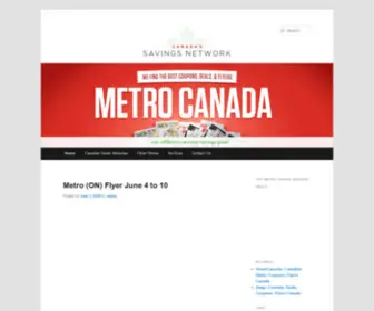 Metroflyerscoupons.ca(Metro Flyers & Coupons) Screenshot