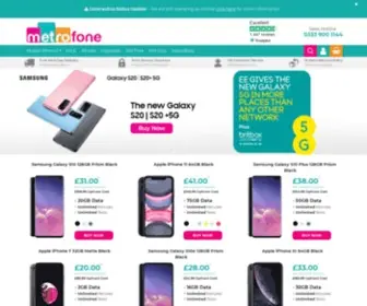 Metrofone.co.uk(Mobile Phones) Screenshot