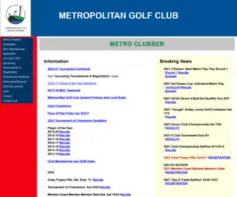 Metrogolfclub.com(Metrogolfclub) Screenshot
