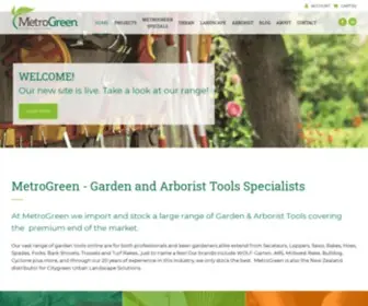 Metrogreen.co.nz(Garden Hand Tools & Equipment for Sale) Screenshot