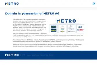 Metrogroup-Networking.com(Domain in possession of METRO AG) Screenshot