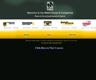 Metrogroupcan.com(The Metro Group of Companies) Screenshot