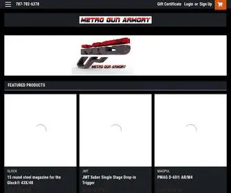 Metroguncustomshop.com(METRO GUN ARMORY) Screenshot