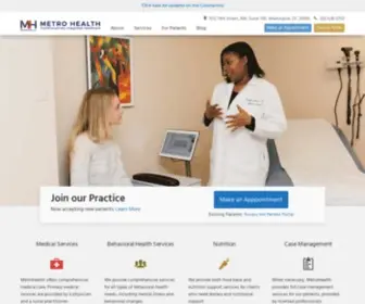 Metrohealthdc.org(MetroHealth DC) Screenshot