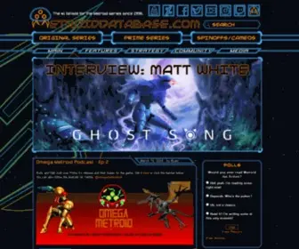 Metroid-Database.com(Metroid Database) Screenshot