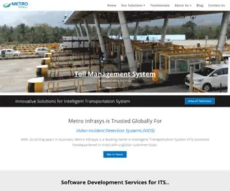 Metroinfrasys.com(Toll Management System) Screenshot