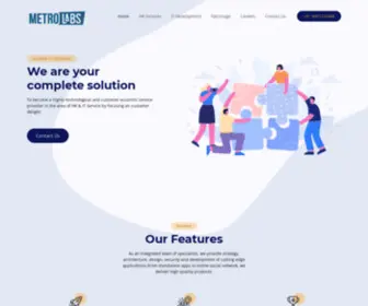 Metrolabsservices.com(Metrolabs Services) Screenshot