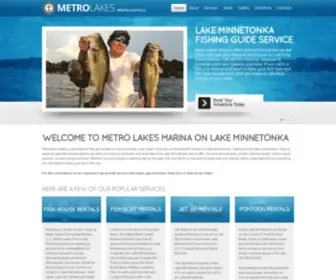 Metrolakesmarina.com(Metro Lakes Marina and Rental Lake Minnetonka) Screenshot