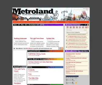 Metroland.net(The Alternative Newsweekly of New York's Capital Region) Screenshot
