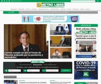 Metrolibre.com(Noticias de Panamá y el mundo) Screenshot