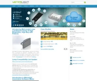 Metrolight.com(Metrolight Innovative LED and IoT Solutions) Screenshot