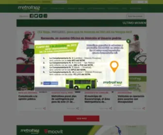 Metrolinea.gov.co(Metrolínea) Screenshot