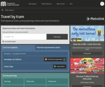 Metrolink.co.uk(Metrolink) Screenshot