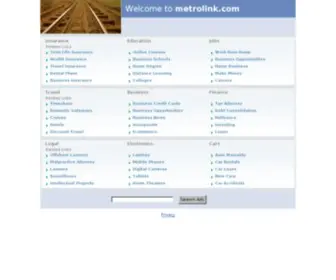Metrolink.com(Metrolink) Screenshot