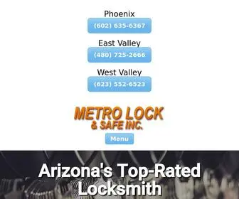 Metrolockandsafes.com(Choose the local locksmith) Screenshot