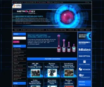 Metrologyparts.com(CMM Parts & Products) Screenshot