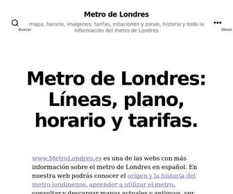 Metrolondres.es(Metro de Londres: Líneas) Screenshot