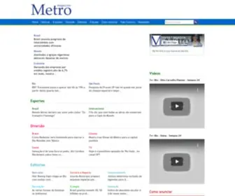 Metromagazine.com.br(Metro Magazine) Screenshot