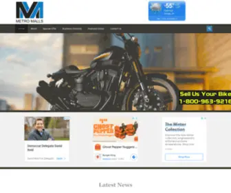 Metromalls.com(Detroit Metro Malls) Screenshot