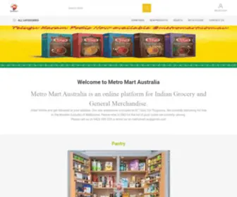 Metromart.com.au(Metro Mart Australia) Screenshot