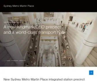 Metromartinplace.com(Metro Martin Place) Screenshot