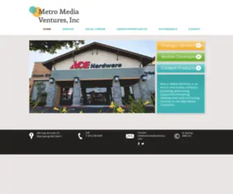 Metromediaventures.com(Metro Media Ventures) Screenshot