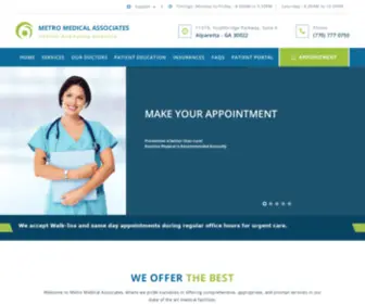 Metromedicalassociates.com(Metro Medical) Screenshot