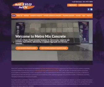 Metromixconcrete.com.au(Exposed Aggregate & Polished Concrete Melbourne) Screenshot