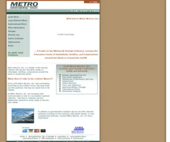 Metromoversinc.com(Metro Movers) Screenshot