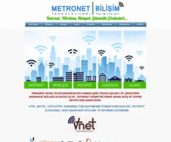 Metronet.com.tr(Metro net bilişim) Screenshot