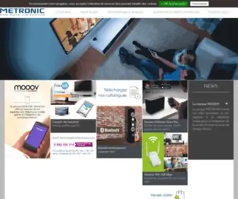 Metronic.com(L'innovation digitale pour tous) Screenshot
