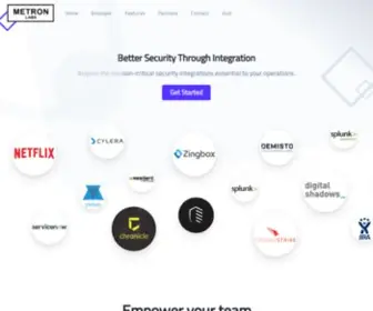 Metronlabs.com(Metron Labs Cybersecurity) Screenshot