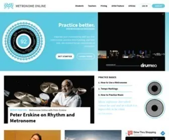 Metronomeonline.com(METRONOME ONLINE) Screenshot