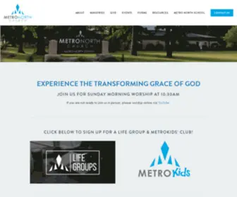 Metronorthpca.org(Metro North Church Presbyterian Church in America) Screenshot