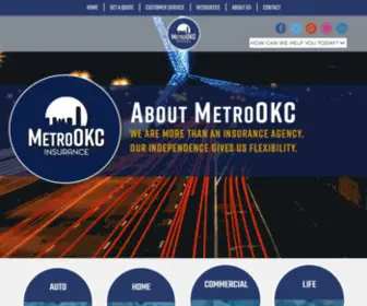 Metrookcins.com(MetroOKC Insurance) Screenshot